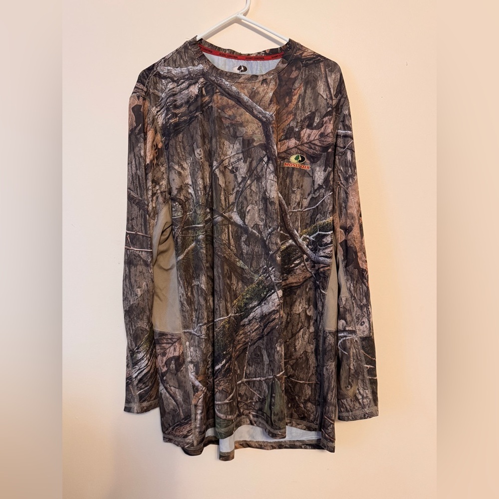 Mossy Oak Camouflage Scent Control Shirt
